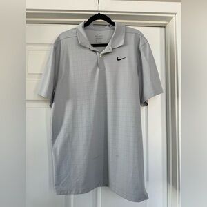 Nike Men's Dri-Fit Gray Polo Shirt